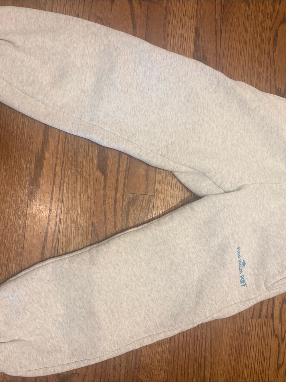 Light Gray Women's Sweatpants with Subtle Logo